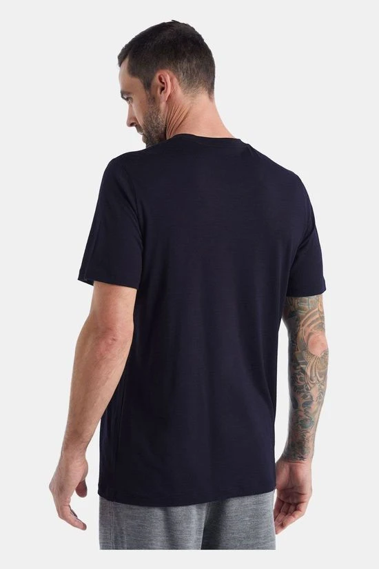 Icebreaker M Tech Lite Ii Ss Tee Gritstone Hthr 4 Icebreaker M Tech Lite Ii Ss Tee Gritstone Hthr - Afbeelding 2