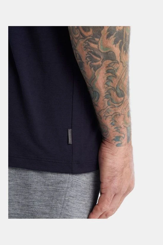 Icebreaker M Tech Lite Ii Ss Tee Gritstone Hthr 8 Icebreaker M Tech Lite Ii Ss Tee Gritstone Hthr - Afbeelding 6