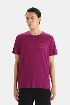 Icebreaker Tech Lite II Mountain Sunset T-shirt