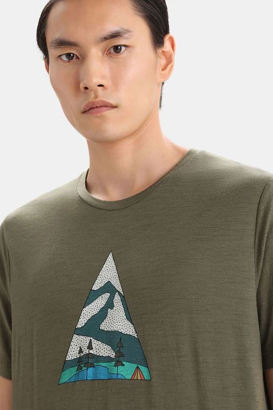 Icebreaker Tech Lite II Camping Grounds T-shirt 6 Icebreaker Tech Lite II Camping Grounds T-shirt - Afbeelding 4