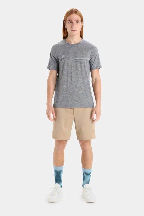 Icebreaker Tech Lite II Cadence Path T-shirt 5 Icebreaker Tech Lite II Cadence Path T-shirt - Afbeelding 3