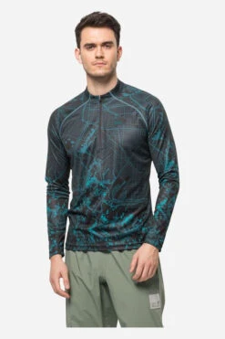 Jack Wolfskin Morobbia L/S Printed Fietsshirt