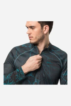 Jack Wolfskin Morobbia L/S Printed Fietsshirt -Icebreaker Tshirts Winkel d12bab0028 4202 04 nl